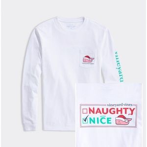 📌🆕 Vineyard Vines • Naughty Or Nice • Long Sleeve • Shirt